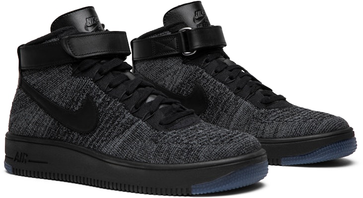 Nike Air Force 1 Ultra Flyknit Mid 'Dark Grey' Black 817420-001 Cheap Nike Air Force 1 Ultra Flyknit Mid 'Dark Grey' Black 817420-001