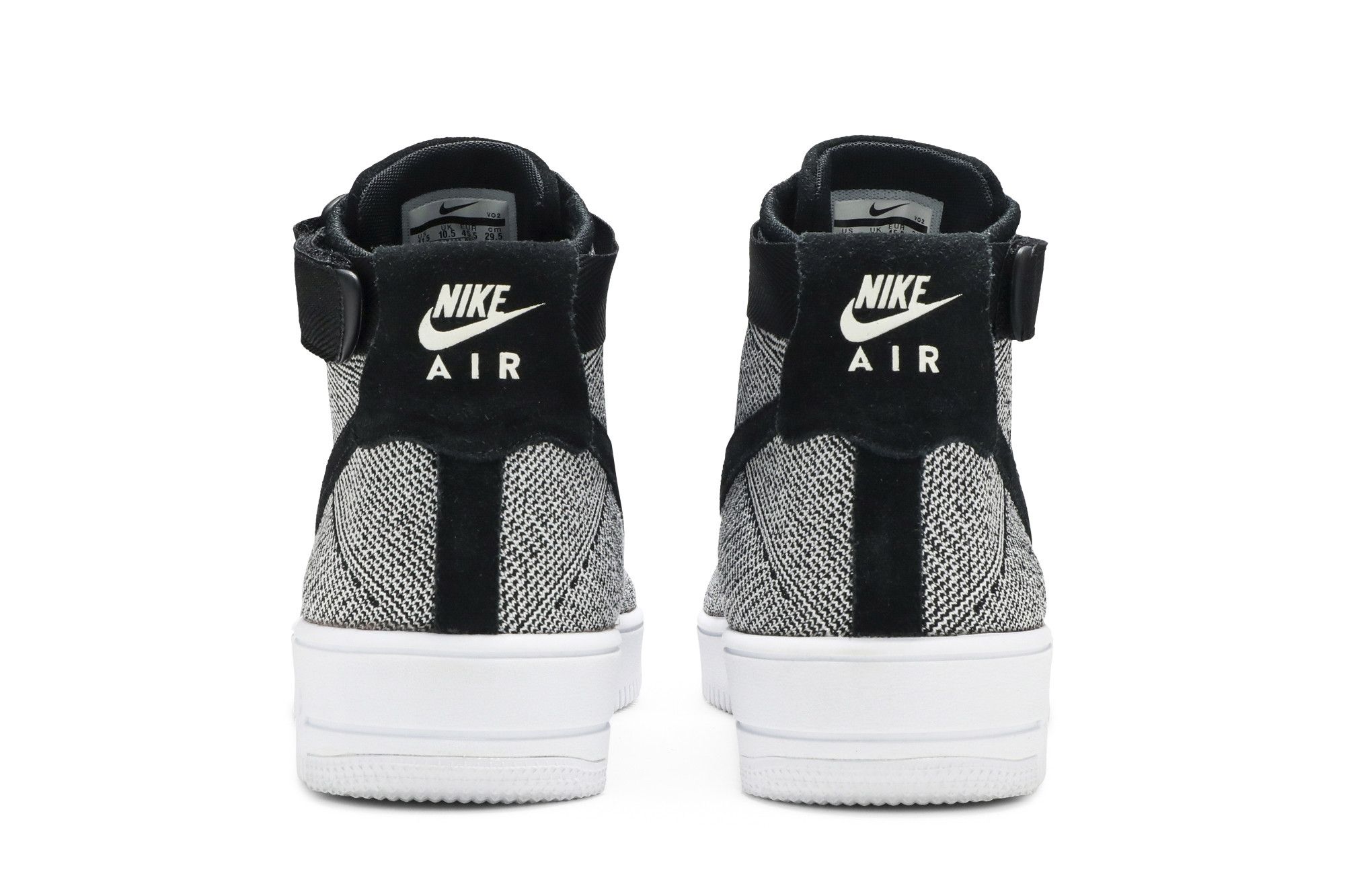 Details for Nike Air Force 1 Ultra Flyknit Mid Nero/Nero ‘Bianco 817420-005