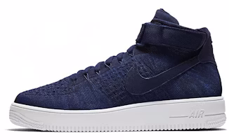 Nike Air Force 1 Ultra Flyknit Mid College Navy 817420-401 Nike Air Force 1 Ultra Flyknit Mid College Navy 817420-401