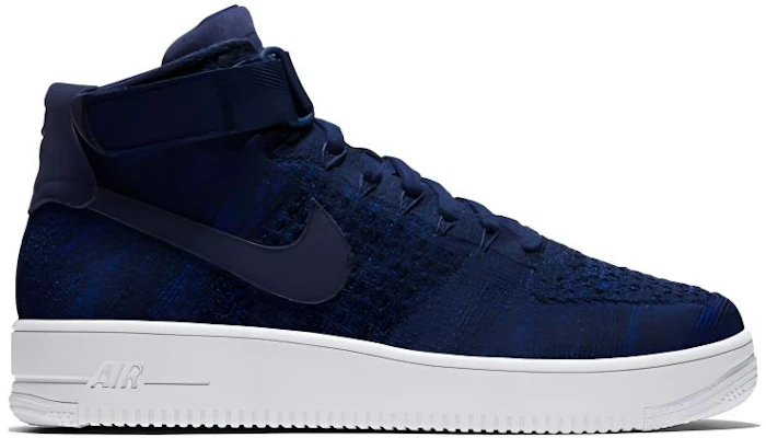 Nike Air Force 1 Ultra Flyknit Mid Kolej Navy 817420-401 Order Nike Air Force 1 Ultra Flyknit Mid Kolej Navy 817420-401