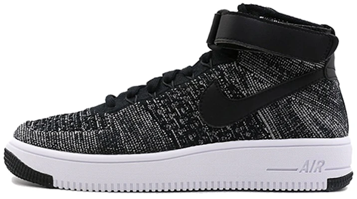 Nike Air Force 1 Ultra Flyknit Mid Oreo Uomo/Donna Sneakers 817420-004 Buy Nike Air Force 1 Ultra Flyknit Mid Oreo Uomo/Donna Sneakers 817420-004
