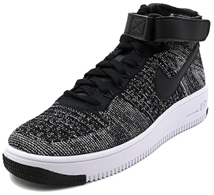 Nike Air Force 1 Ultra Flyknit Mid Oreo Uomo/Donna Sneakers 817420-004 Order Nike Air Force 1 Ultra Flyknit Mid Oreo Uomo/Donna Sneakers 817420-004