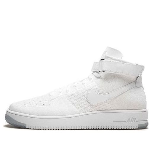Buy 나이키 에어포스 1 울트라 플라이니트 미드 올흰 (Nike Air Force 1 Ultra Flyknit Mid All White) 817420-100