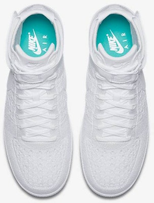 Air force 1 ultra flyknit mid white hot sale