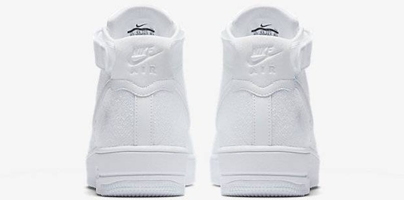 Nike Air Force 1 Ultra Flyknit Mid White White 817420 102 817420