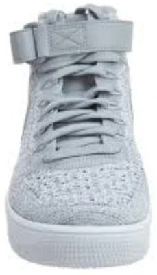 Nike Air Force 1 Ultra Flyknit Mid Grigio Lupo / Bianco 817420-003 Purchase Nike Air Force 1 Ultra Flyknit Mid Grigio Lupo / Bianco 817420-003