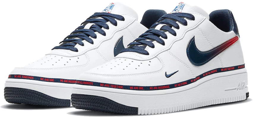 Nike Air Force 1 UltraForce 'New England Patriots' Lelaki DB6316-100 Lookbook Nike Air Force 1 UltraForce 'New England Patriots' Lelaki DB6316-100