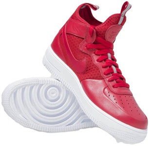 Nike Air Force 1 中統健身房紅色 男女同款 运动鞋 Shop Nike Air Force 1 中統健身房紅色 男女同款 运动鞋