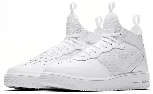 Nike Air Force 1 Ultraforce Mid 'Triple White' 864014-100 Lookbook Nike Air Force 1 Ultraforce Mid 'Triple White' 864014-100
