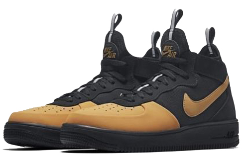 Lookbook 나이키 에어포스 1 울트라포스 미드 테크 '골드' AH6746-002