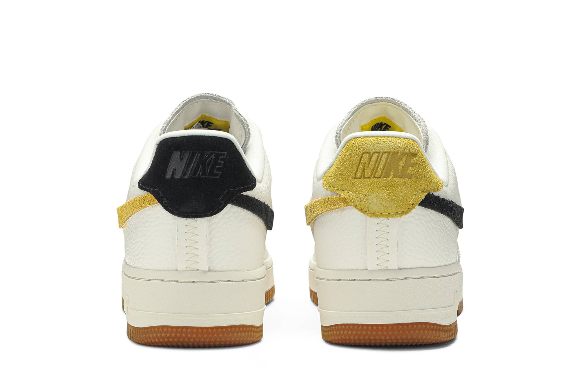 nike vandalised yellow