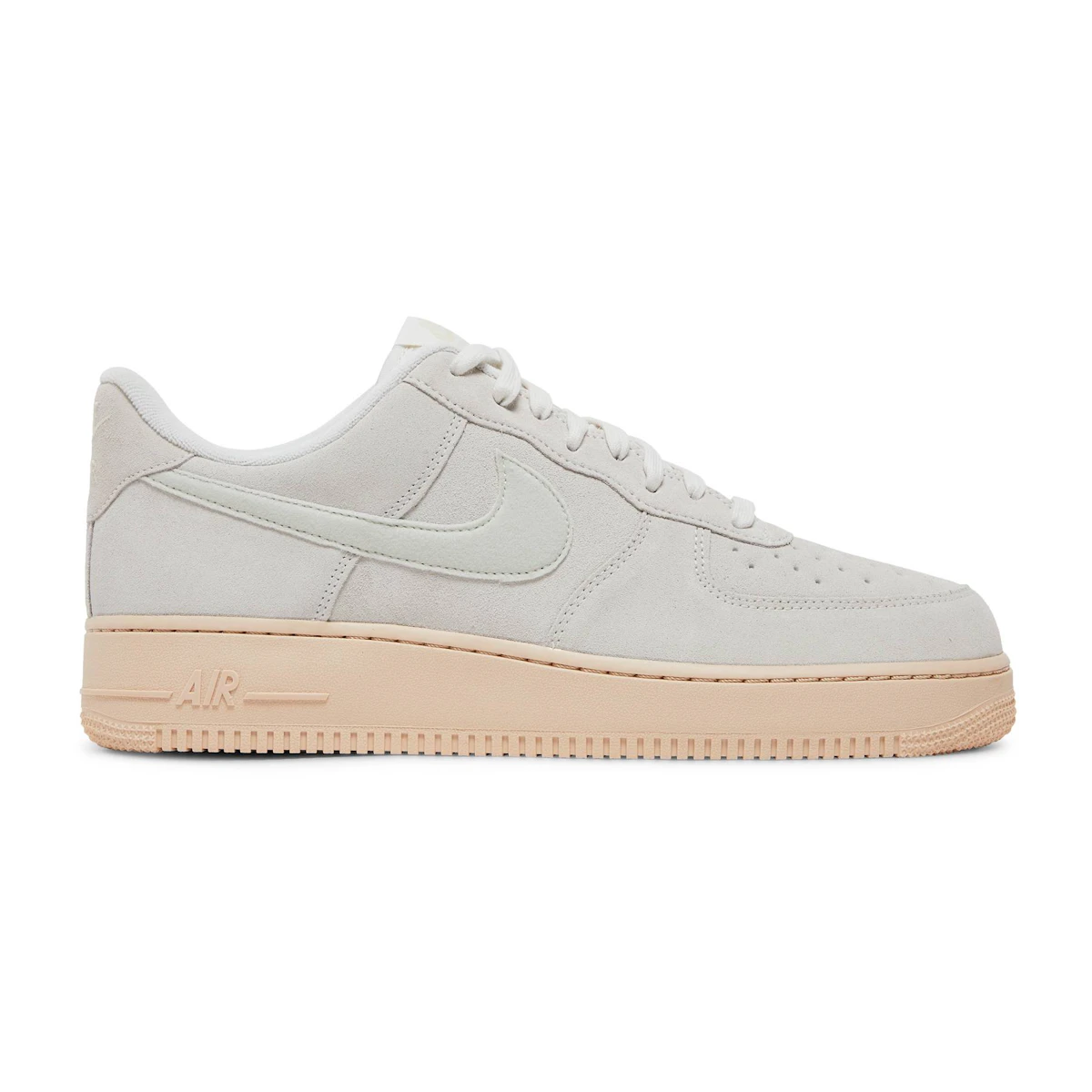Sepatu Nike Nike Air Force Blau Wildleder Nike Sneaker Beige Gold