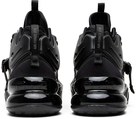 Nike Air Force 270 'Triple Black' AH6772-010 Details for Nike Air Force 270 'Triple Black' AH6772-010