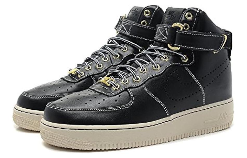 Lookbook ナイキ エアフォース1 ハイ プレミアム LE "ブラック" 386161-005