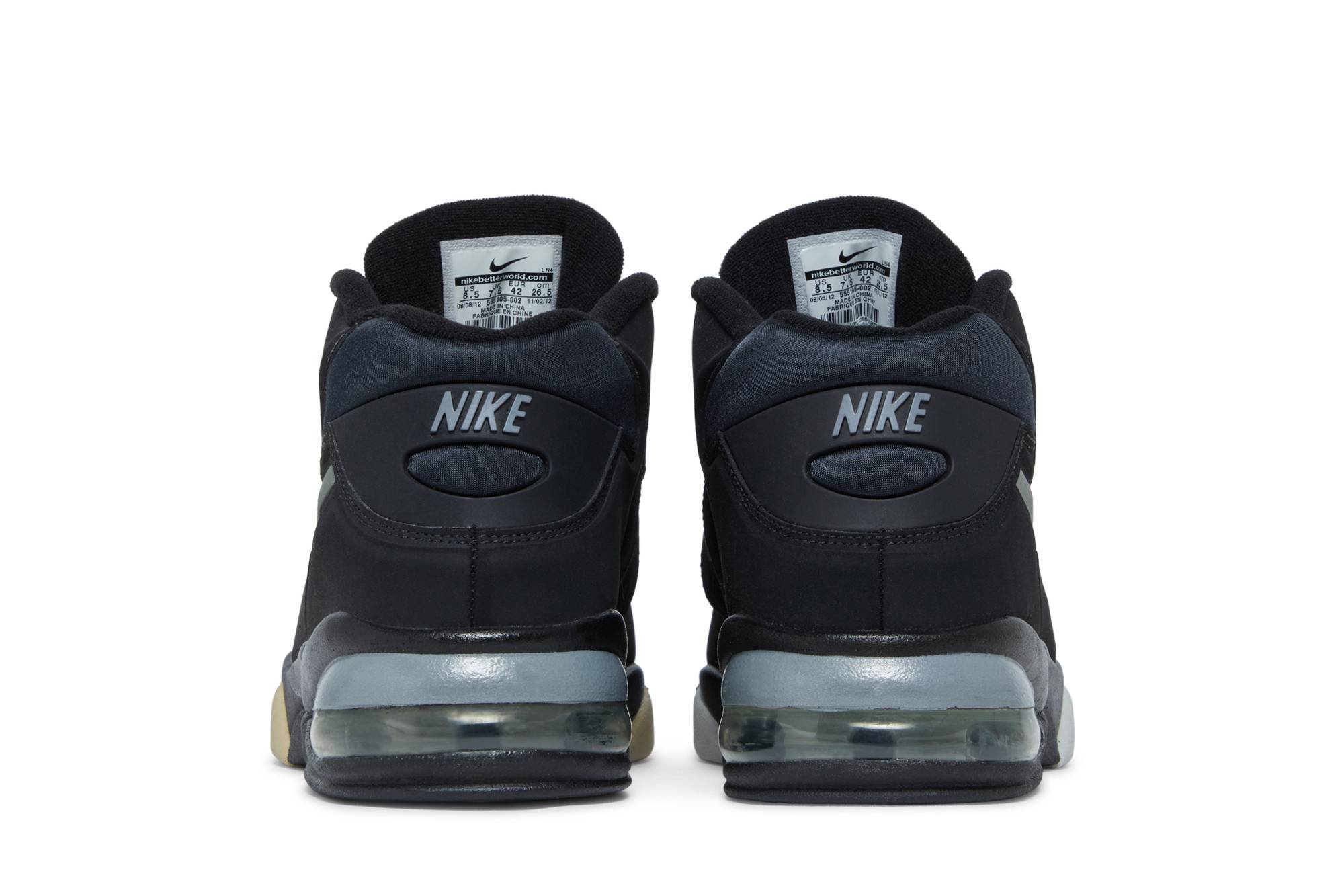 Details for Nike Air Force Max 2013 'Hitam Cool Grey' 555105-002