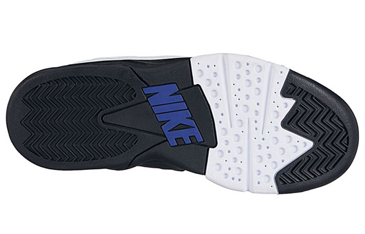 Shop Nike Air Force Max 魅力 低筒 復古籃球鞋 男款 白黑藍