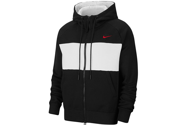 Nike Air Full-Zip Fleece Hoodie Jacket Sweatshirt Black CJ4820-011
