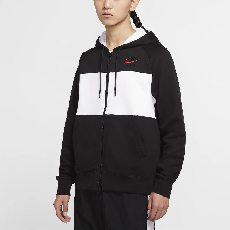 Nike Air Full-Zip Fleece Hoodie Jacket Sweatshirt Black CJ4820-011 圖 4