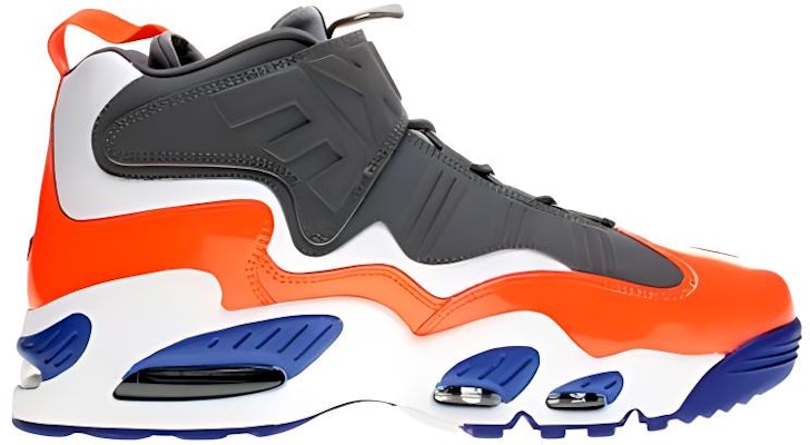 Nike Air Griffey Max 1 'Total Crimson Hyper Blue' dalam warna Oren dan Biru. 354912-103 Order Nike Air Griffey Max 1 'Total Crimson Hyper Blue' dalam warna Oren dan Biru. 354912-103