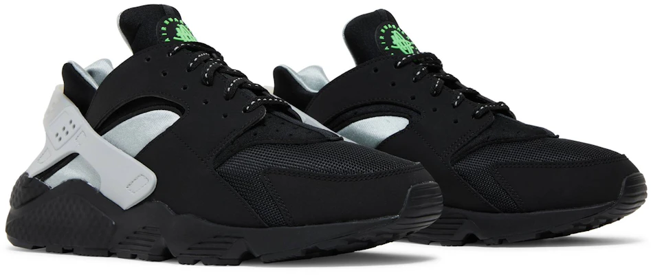 Nike Air Huarache 'Hitam Kelabu Hijau' DR0141-001 Cheap Nike Air Huarache 'Hitam Kelabu Hijau' DR0141-001