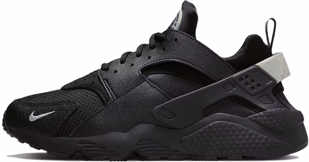 nike-air-huarache-black-metallic-silver