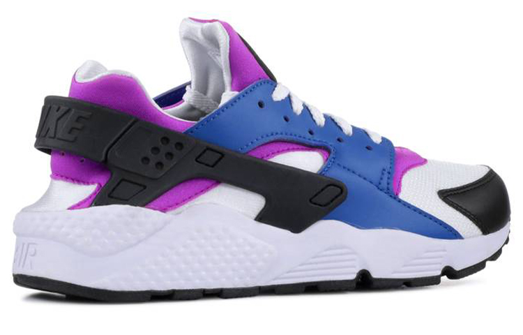 Lookbook 耐吉 Air Huarache「黑黑白」華萊士 透氣耐磨防滑 復古低幫跑步鞋 黑白藍