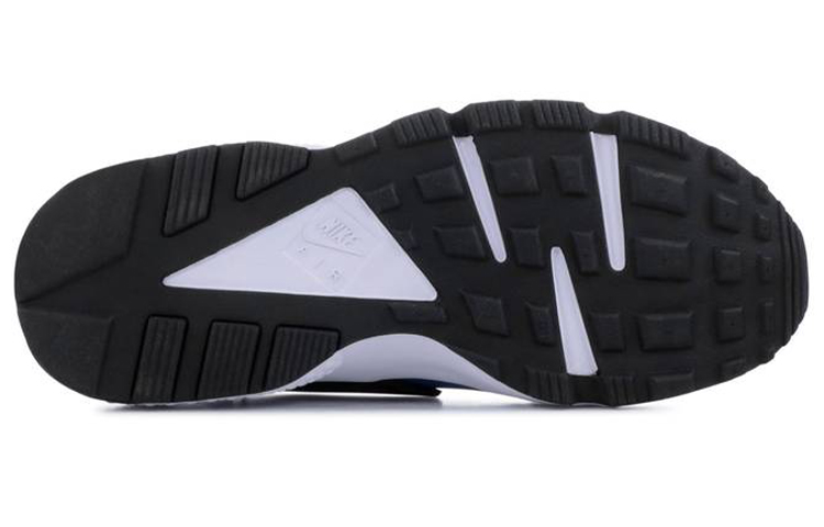 Shop 耐吉 Air Huarache「黑黑白」華萊士 透氣耐磨防滑 復古低幫跑步鞋 黑白藍