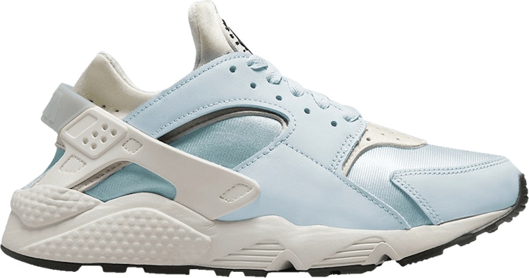 Nike air huarache blue 2025 and white