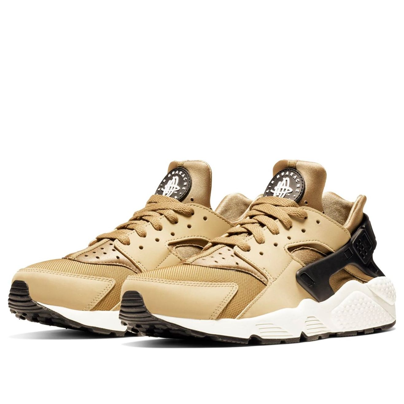 Lookbook Nike Air Huarache 百搭舒適 耐磨 低筒 跑步鞋 男款 淺棕