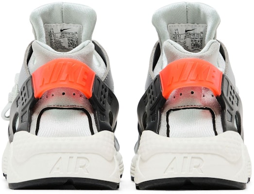 Nike Air Huarache 'Abu-abu Oranye' DR8606-001 Details for Nike Air Huarache 'Abu-abu Oranye' DR8606-001
