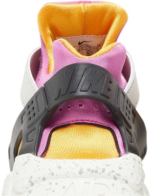 Nike huarache grey pink yellow online