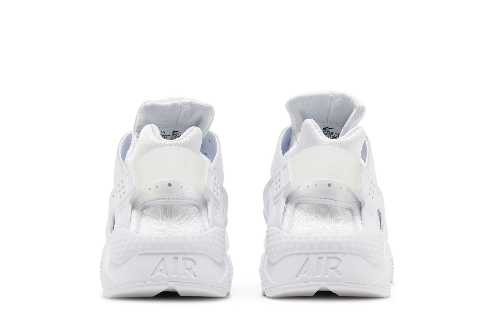 Sizing Nike Air Huarache ''Triple White'' Herren/Damen Sneaker Weiß DD1068-102