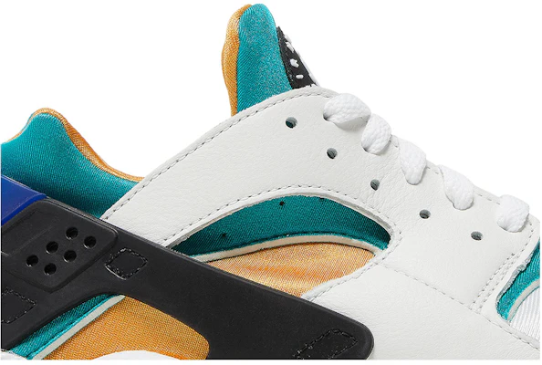 Nike-air-huarache-og-white-turquoise-gold hot sale