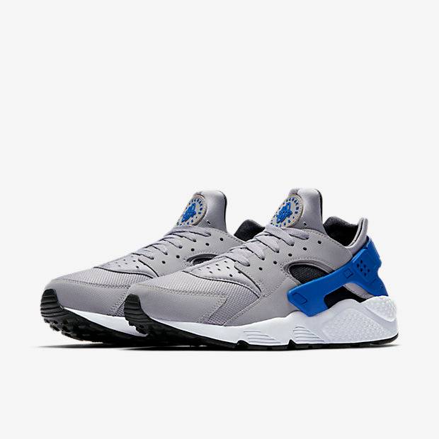 Buy Nike Air Huarache Run 低筒復古慢跑鞋 灰藍色