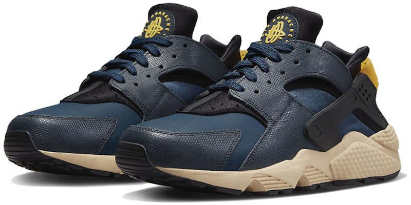 Nike Air Huarache Premium 'Armory Navy' Lelaki DZ4852-001 Lookbook Nike Air Huarache Premium 'Armory Navy' Lelaki DZ4852-001