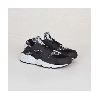Nike Air Huarache Run Print 'Black Pure Platinum'