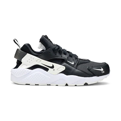 Nike Air Huarache Run Zip Black White