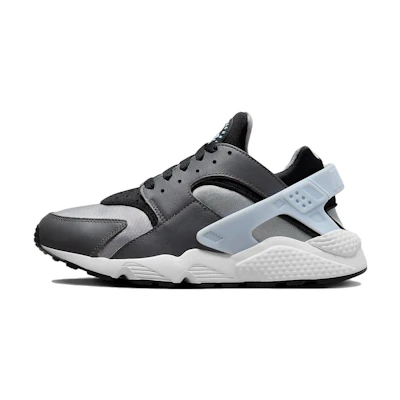 Nike Air Huarache Swoosh! 'Black Light Smoke Grey'