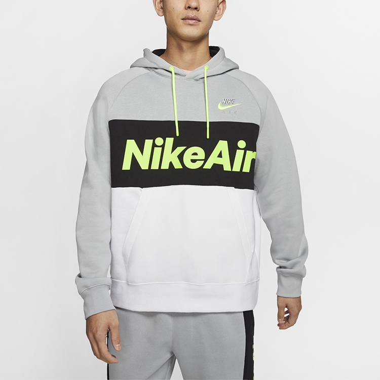 Nike Air Light Smoke Grey Pullover Hoodie Casual Sportswear CJ4825-077 圖 4