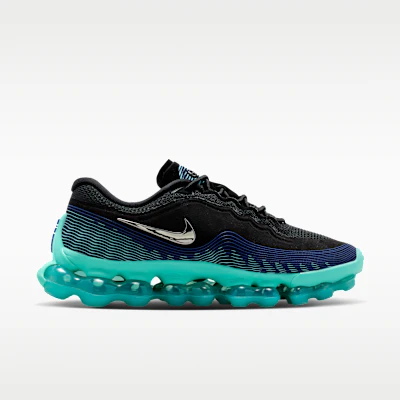 Nike Air Liquid Max 黑色/耀眼藍/極光綠/鉻配色 IQ7635-001 Shop Nike Air Liquid Max 黑色/耀眼藍/極光綠/鉻配色 IQ7635-001
