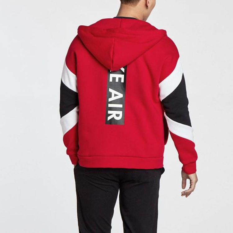 Nike Air Logo Red Hooded Jacket Casual Sportswear 928630-687 圖 4