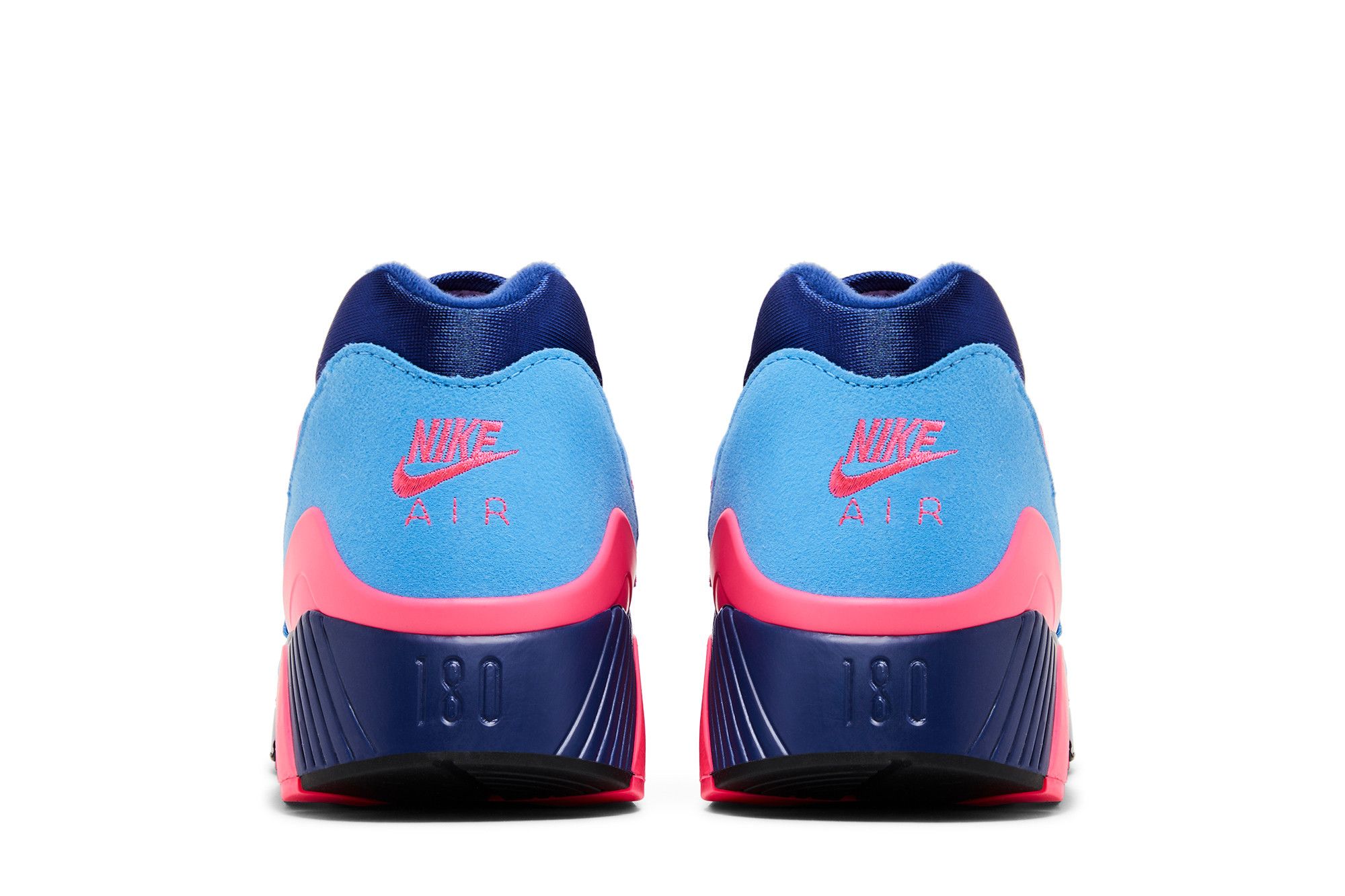 Sizing Nike Air Max 180 ''Universiteitsblauw Hyper Roze'' HQ1706-401