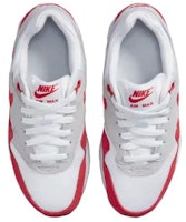 Nike Air Max 1 “挑戰紅“ 減震防滑耐磨 低筒 運動休閒鞋 GS 灰紅白 2023版 Shop Nike Air Max 1 “挑戰紅“ 減震防滑耐磨 低筒 運動休閒鞋 GS 灰紅白 2023版