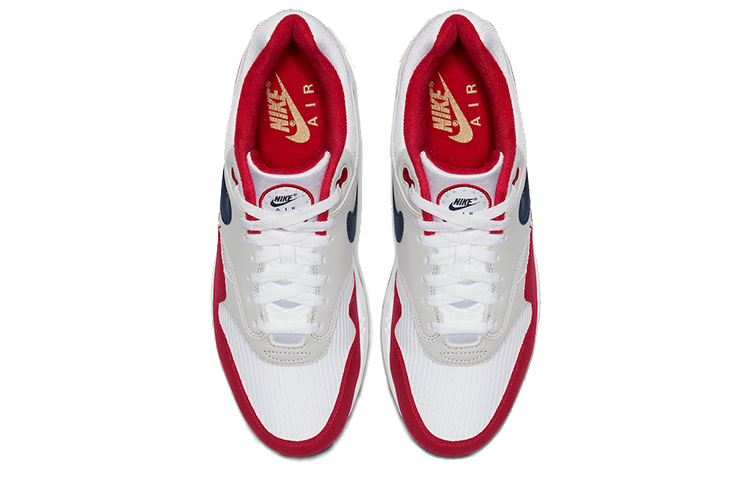 Lookbook Nike Air Max 1 4th of July USA 'Abu-abu Merah' CJ4283-100