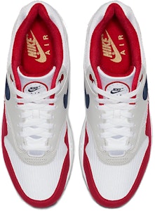 Nike Air Max 1 4th of July USA 'Abu-abu Merah' CJ4283-100 Lookbook Nike Air Max 1 4th of July USA 'Abu-abu Merah' CJ4283-100