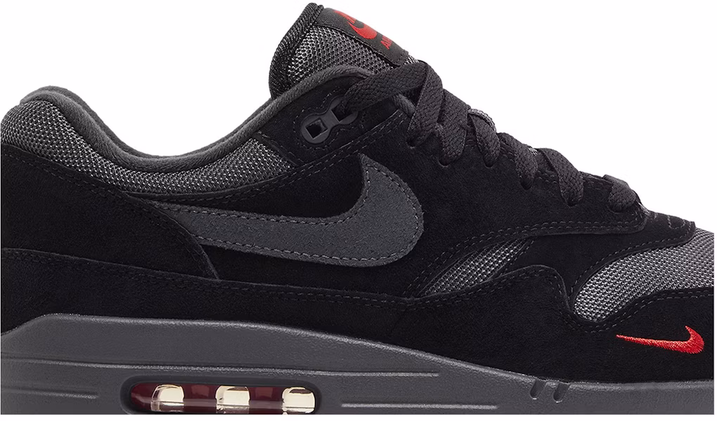 Nike Air Max 1 'Black University Red' FV6910-001 Lookbook Nike Air Max 1 'Black University Red' FV6910-001