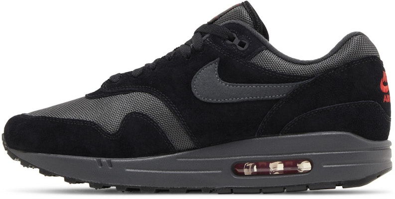 Nike Air Max 1 'Black University Red' FV6910-001 Lookbook Nike Air Max 1 'Black University Red' FV6910-001