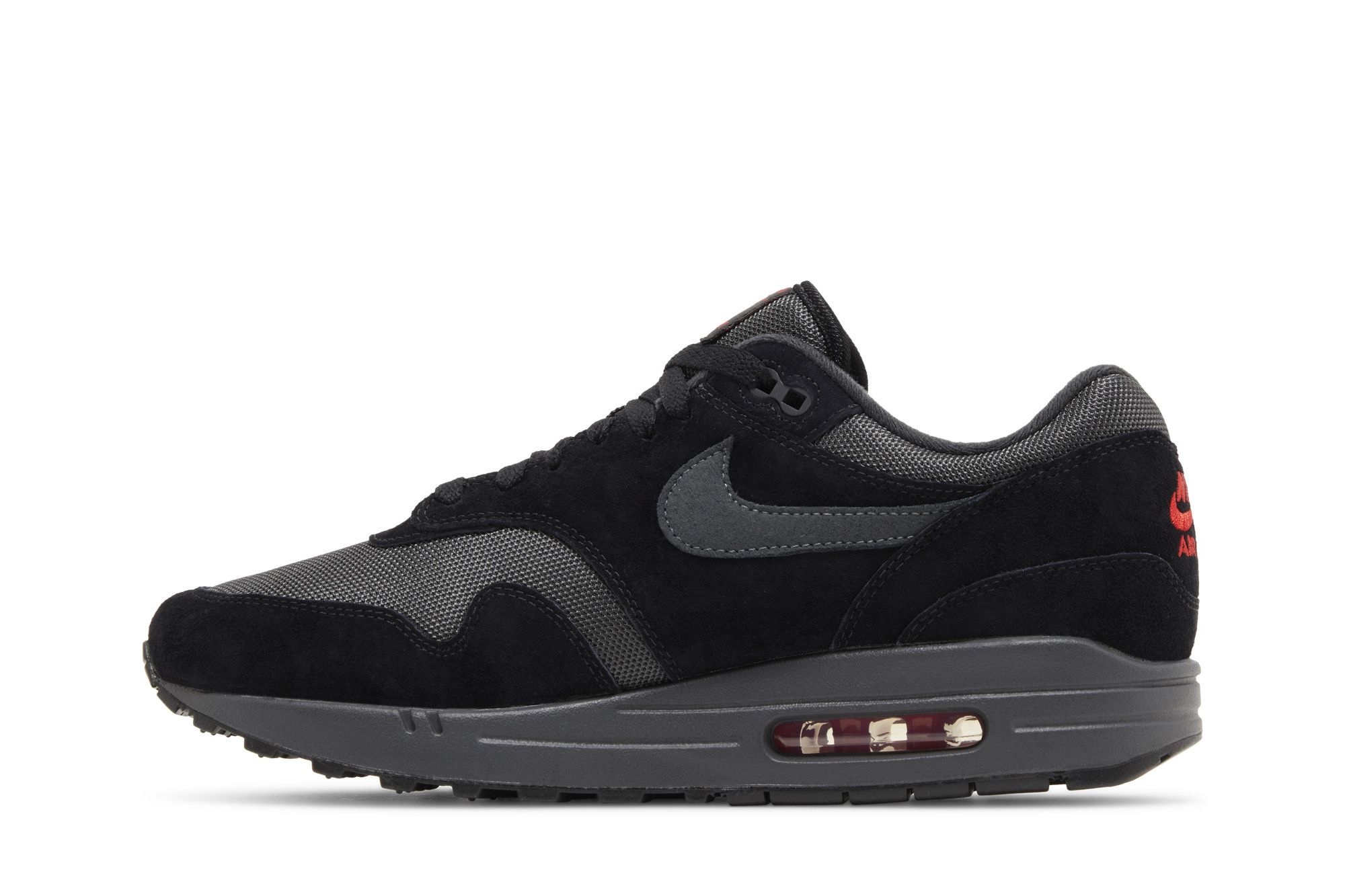 Shop Nike Air Max 1 'Black University Red' FV6910-001
