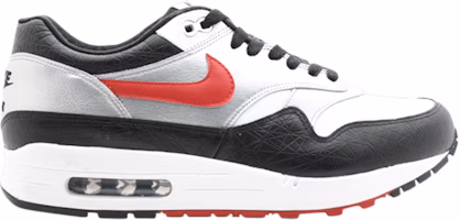 Nike Air Max 1 'Metallic Silver Black Red' 318715-061 Nike Air Max 1 'Metallic Silver Black Red' 318715-061