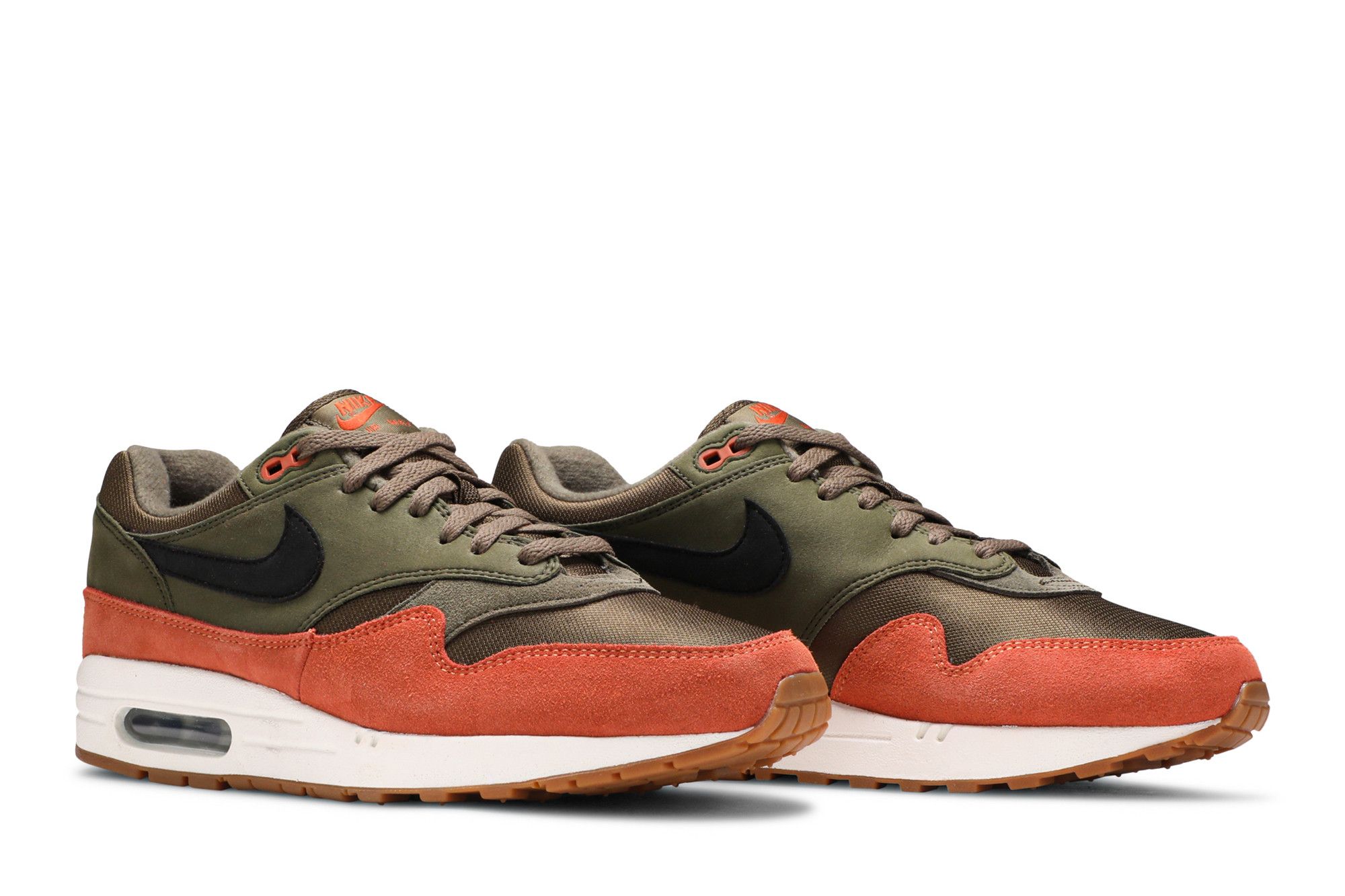 Cheap 耐克Air Max 1“橄榄帆布深赤褐色” AH8145-301